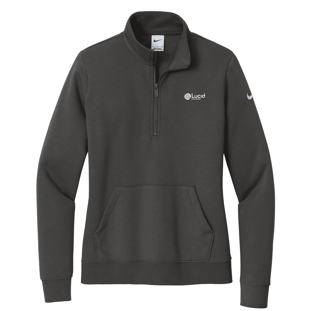 Nike Women's Club Fleece Sleeve Swoosh 1/2-Zip