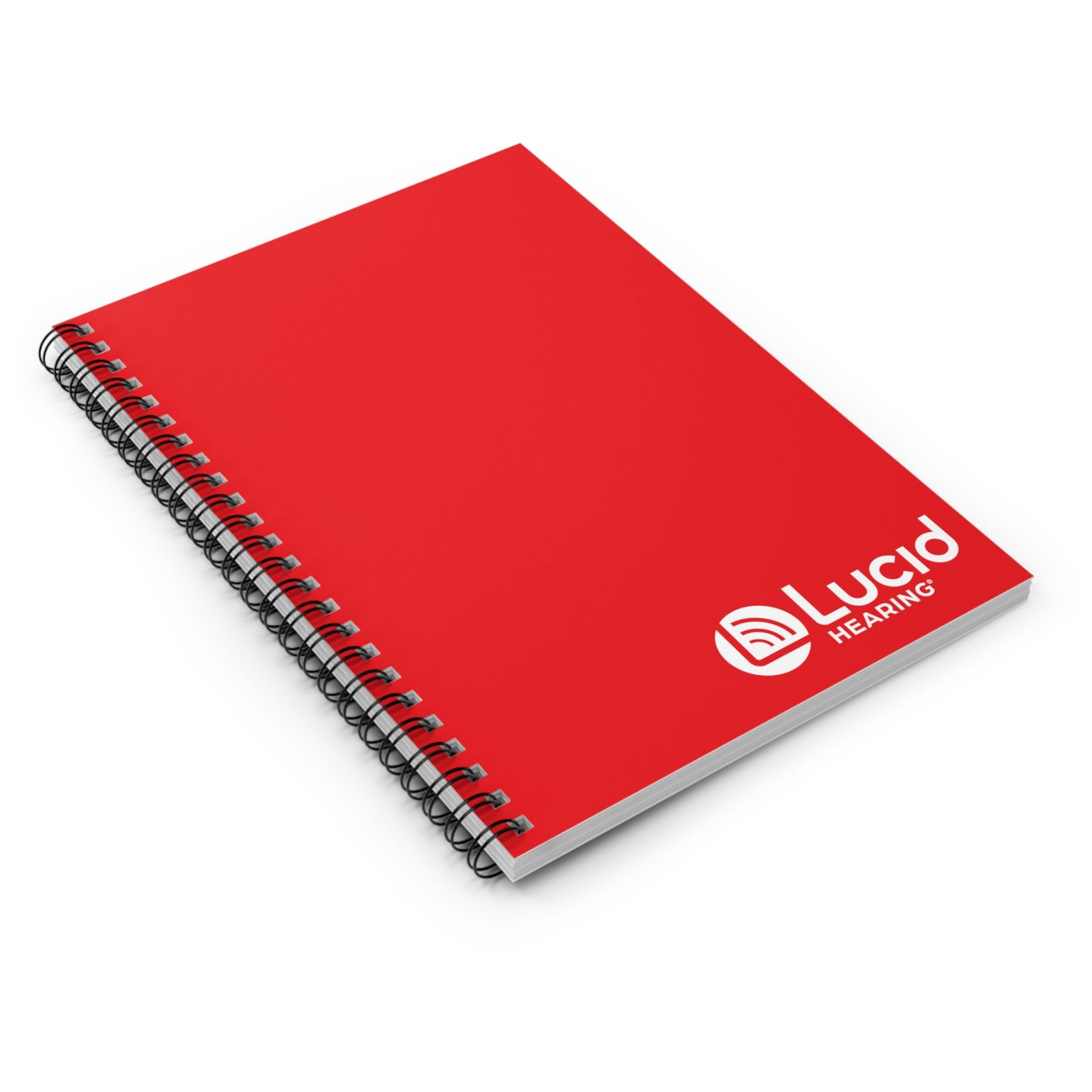 Spiral Notebook (ruled line) - red