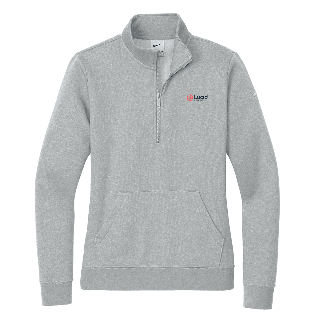 Nike Women's Club Fleece Sleeve Swoosh 1/2-Zip