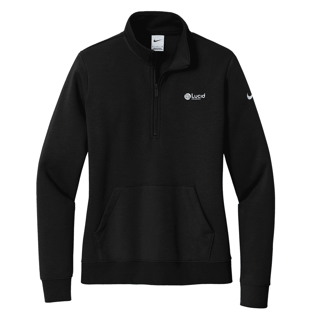 Nike Women's Club Fleece Sleeve Swoosh 1/2-Zip