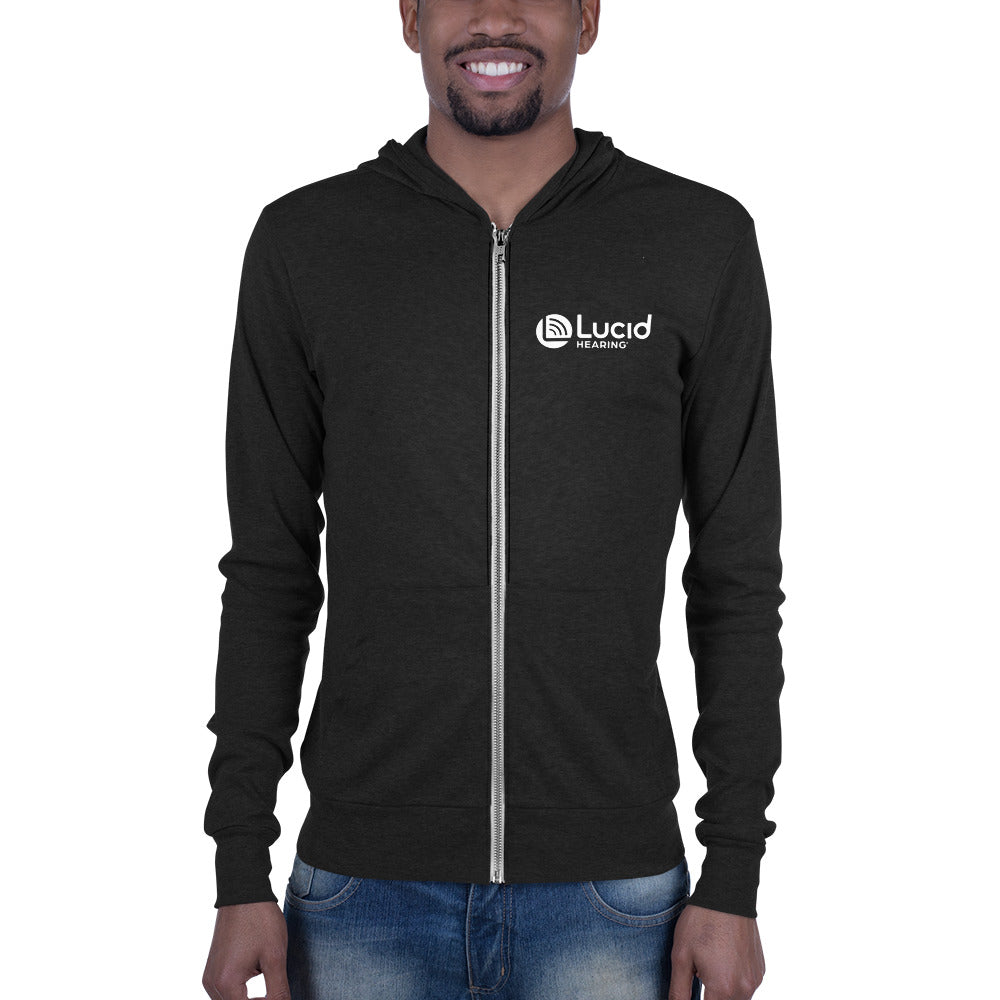 Unisex zip hoodie (fitted cut)