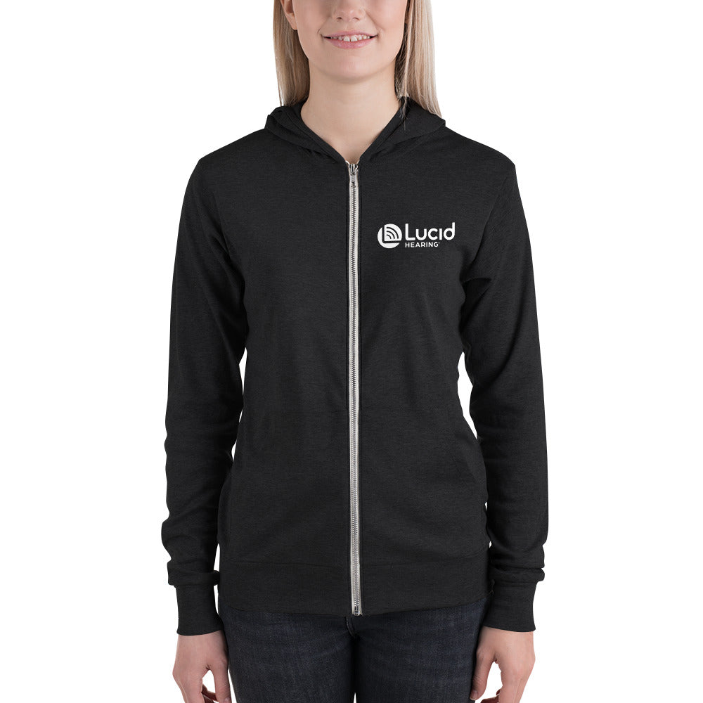 Unisex zip hoodie (fitted cut)