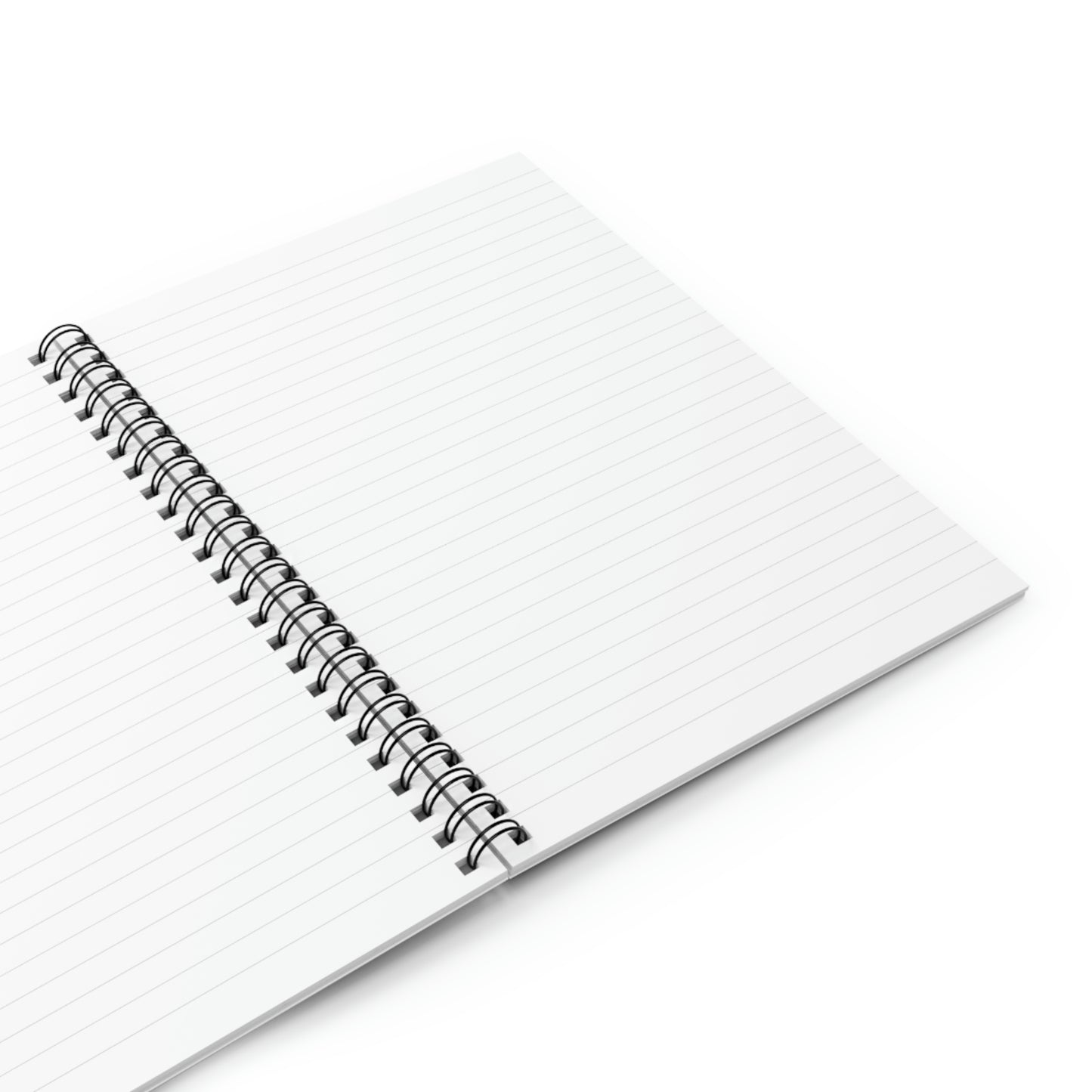 Spiral Notebook (ruled line) - black