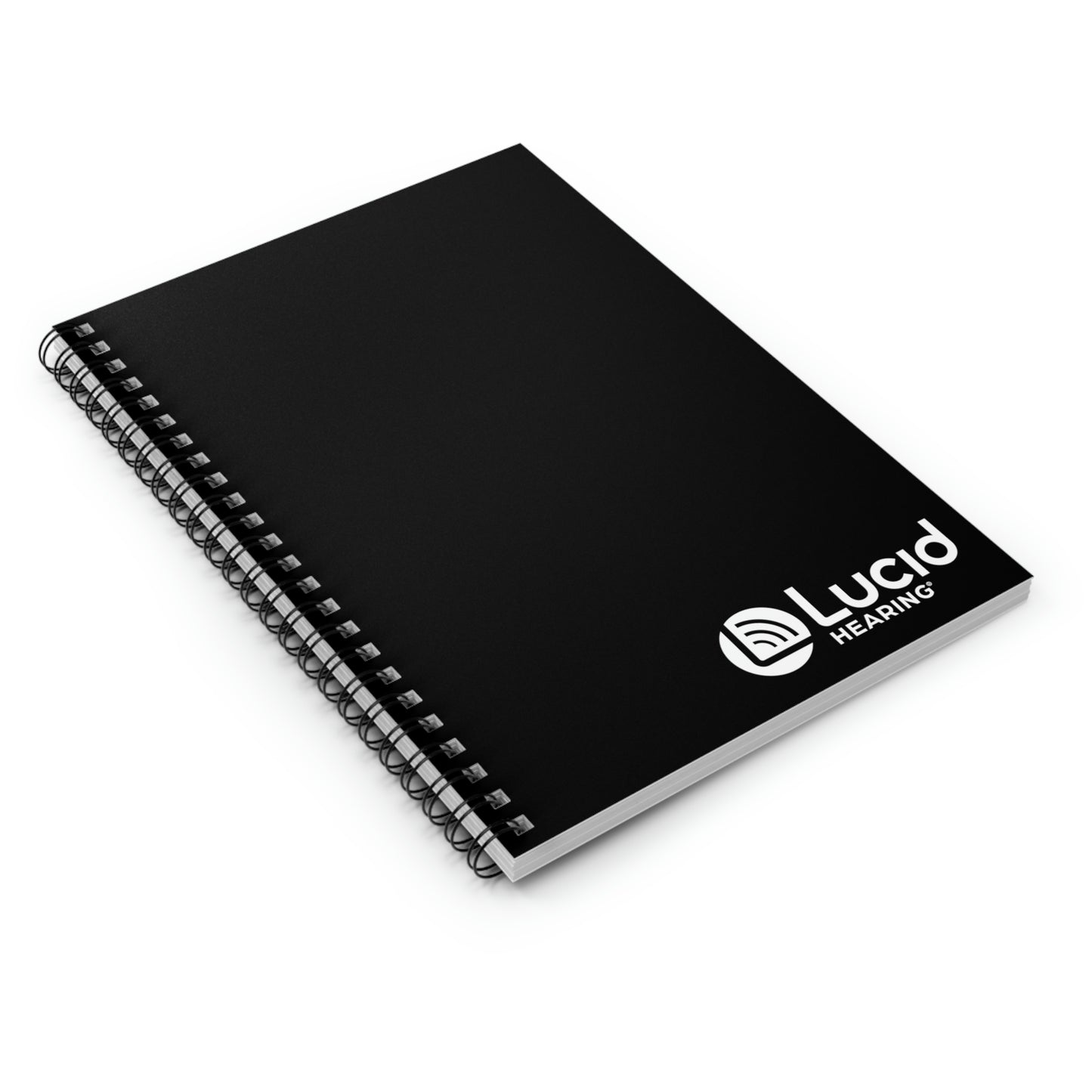 Spiral Notebook (ruled line) - black