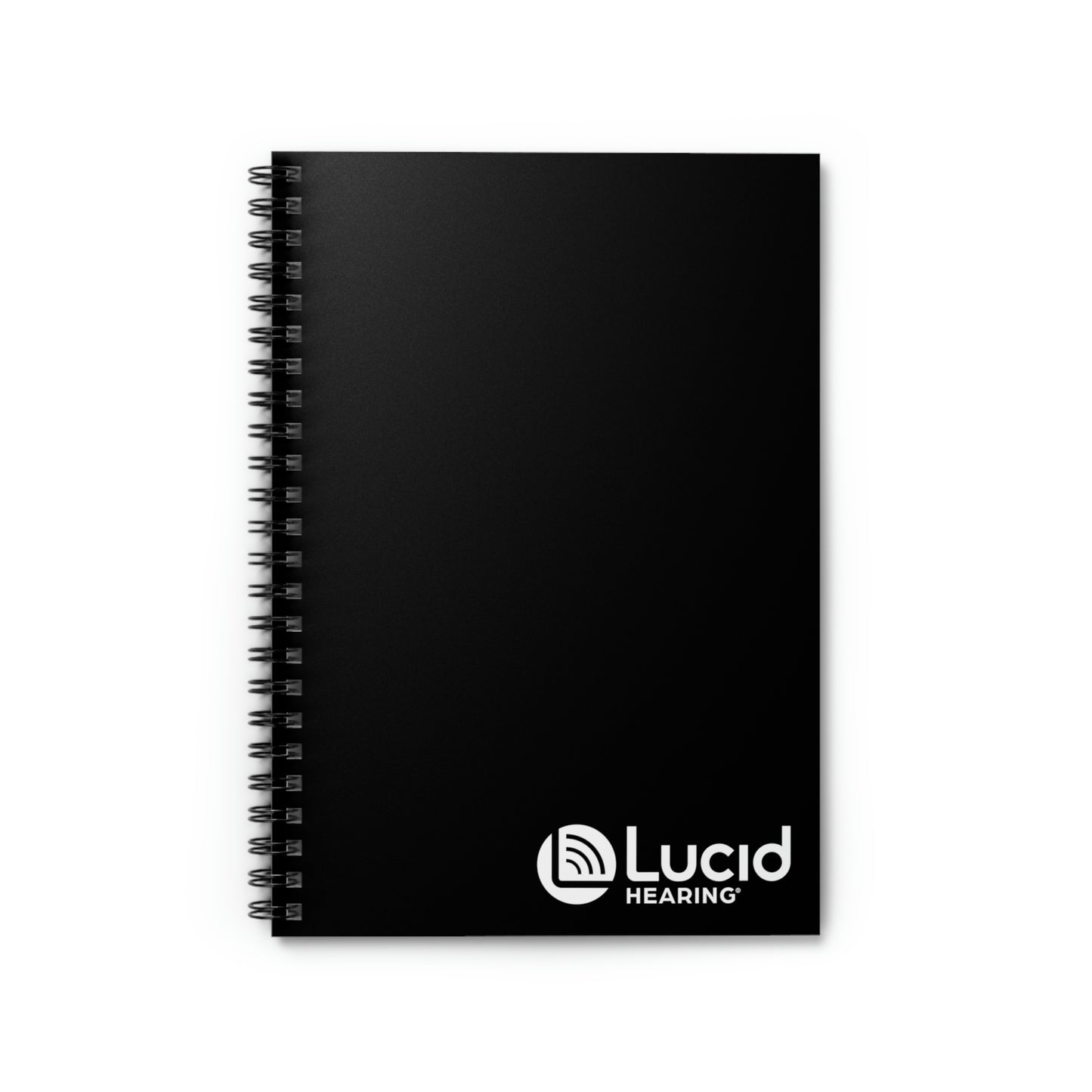 Spiral Notebook (ruled line) - black