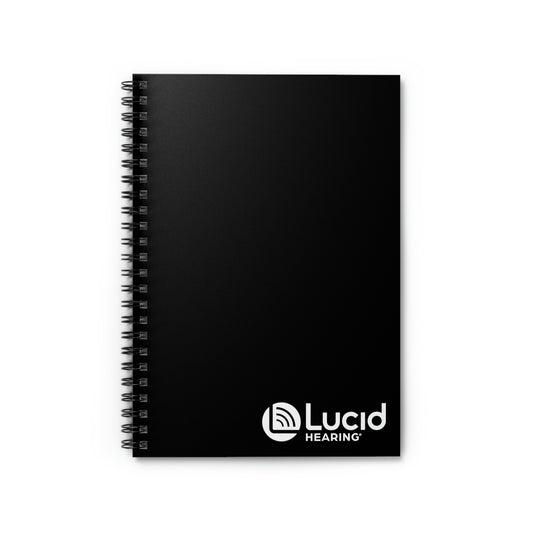 Spiral Notebook (ruled line) - black