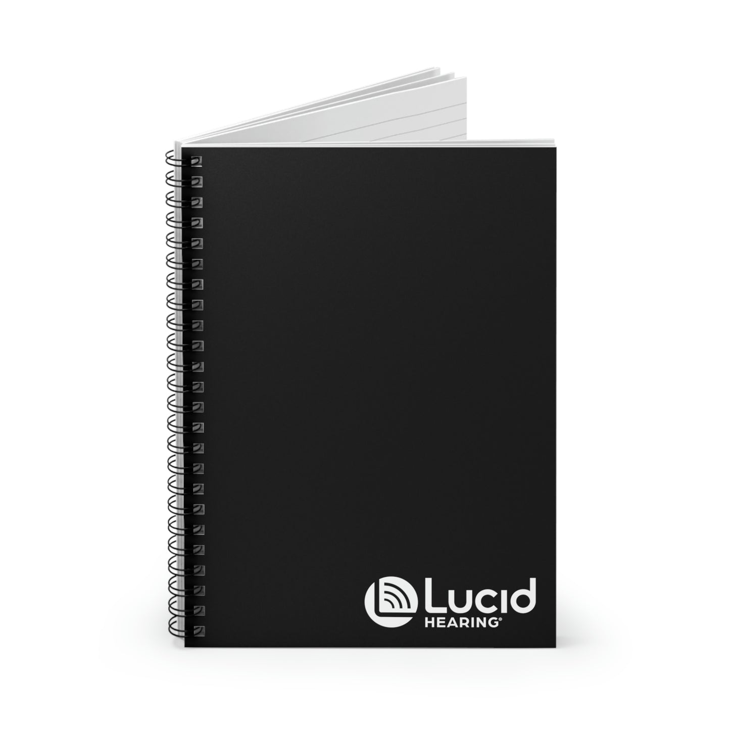 Spiral Notebook (ruled line) - black